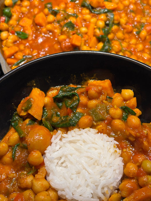 Vegan Coconut Curry Chickpea Stew Recipe